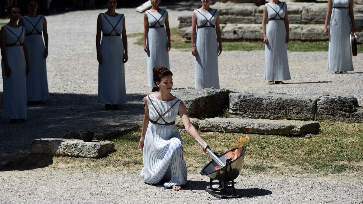 La flamme des Jeux de Rio a été allumée à Olympie RTBF Actus