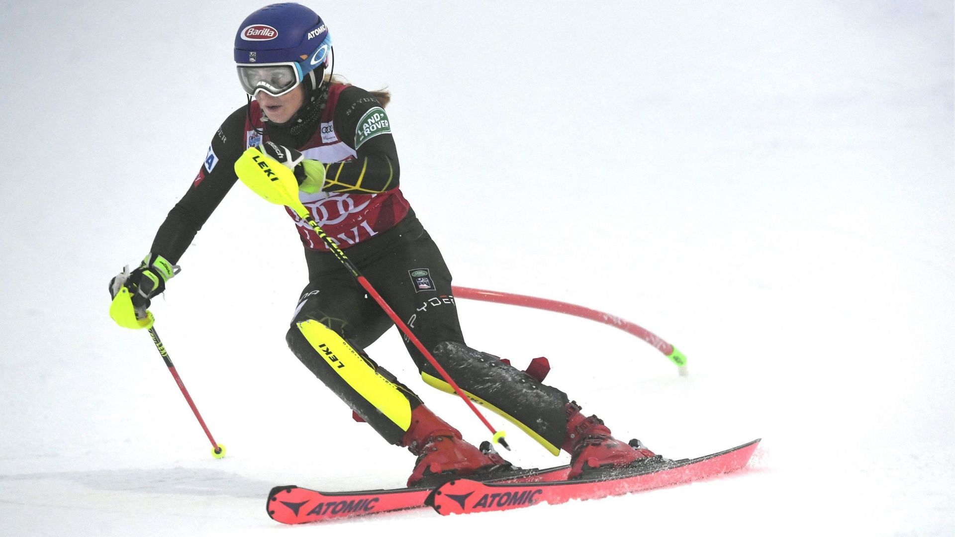 Mikaela Shiffrin remporte sa première victoire de la saison au slalom