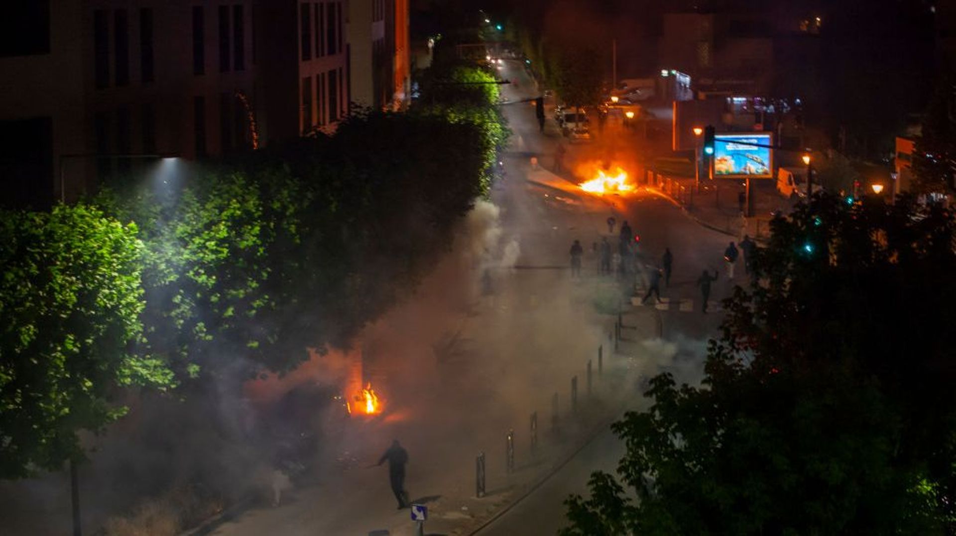 Mort de Nahel troisième soirée de violences en France 875