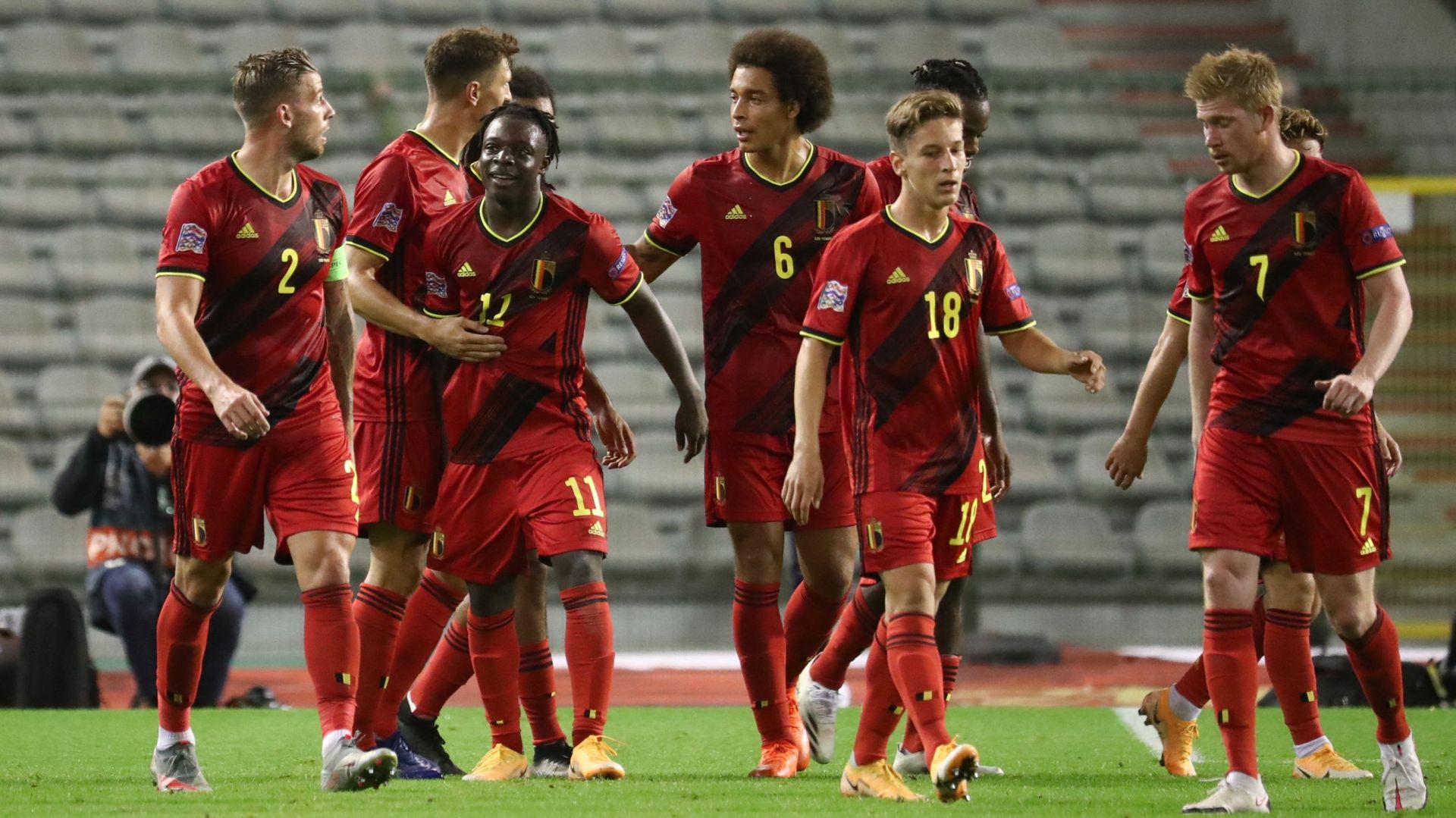 Les Diables rouges conservent leur première place au classement FIFA