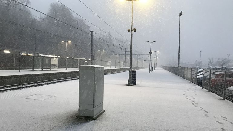 La neige est arrivée en Belgique