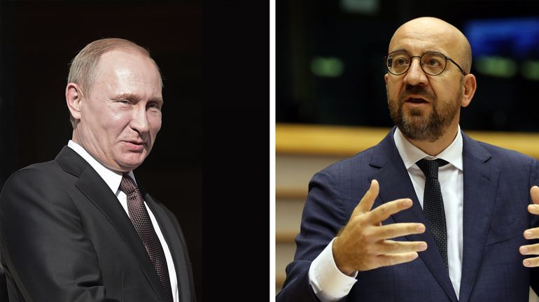 Présidentielle au Bélarus : Charles Michel et Vladimir Poutine veulent 