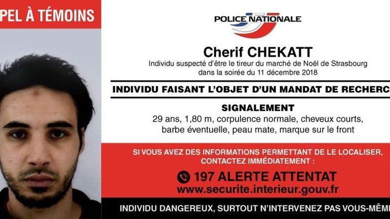L'auteur de la fusillade du marché de Noël, Chérif Chekatt, a été abattu par la police à Strasbourg