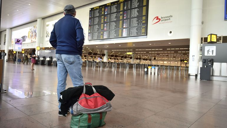 La fréquentation des passagers en chute libre (-91%) à Brussels Airport