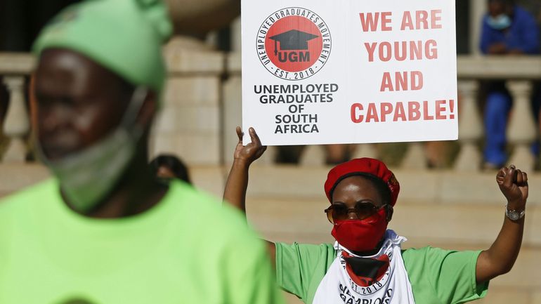 En Afrique du Sud, le chômage atteint le chiffre record de 30,8%