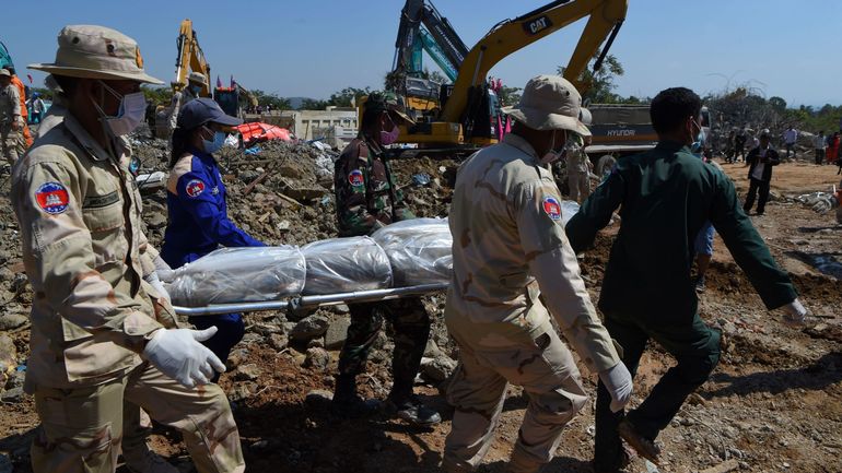Cambodge: 36 morts dans l'effondrement d'un hôtel en construction