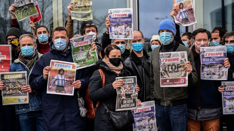France : grève suspendue au quotidien L'Equipe, 