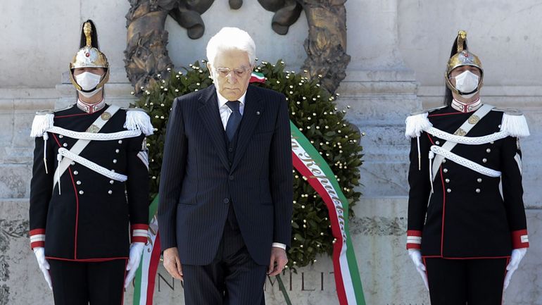 Coronavirus : le président italien rend hommage à 57 héros de la pandémie