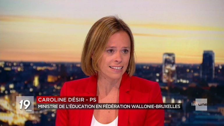Caroline Désir, ministre de l'Éducation : 