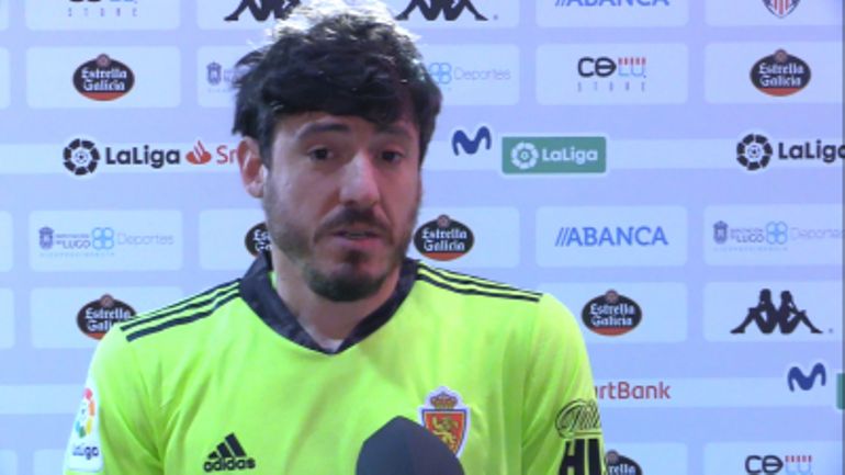 Cristian Alvarez, gardien-buteur, sauve un point pour Saragosse à la 97e minute : 