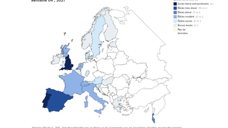 Malgré plus de 1500 décès du Covid, pas de surmortalité observée en Belgique en 2021 : comment l'expliquer ?