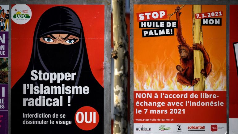 Suisse : votation ce dimanche sur une initiative contre le niqab et un accord avec l'Indonésie
