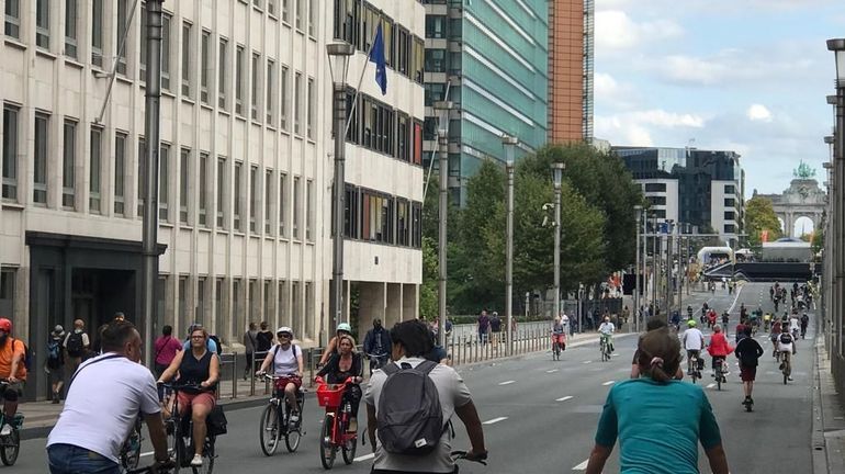 Dimanche sans voiture : les Bruxellois ont profité d'une bouffée d'air frais