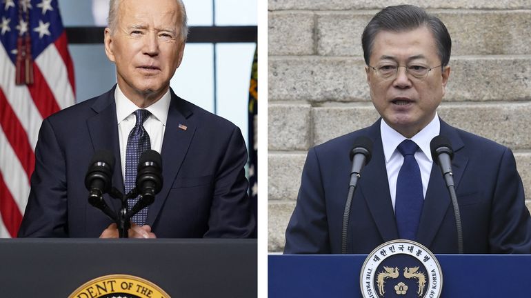 Le président américain Biden recevra son homologue sud-coréen Moon le 21 mai