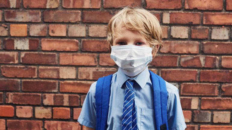 Coronavirus : à Courcelles, les enfants devront porter le masque à l'école dès 6 ans. 