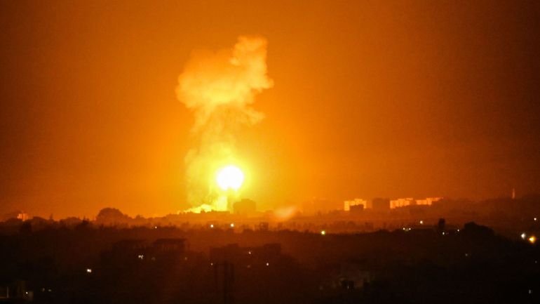 Conflit israélo-palestinien : bombardements israéliens dans la bande de Gaza après des tirs de roquettes