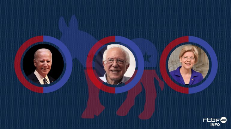 Primaire démocrate aux Etats-Unis: qui sont les trois favoris?