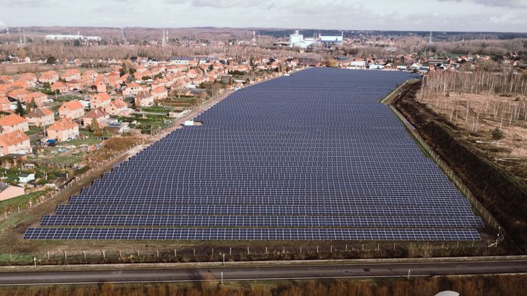 Le plus grand parc photovoltaïque de Wallonie se trouve à Tertre