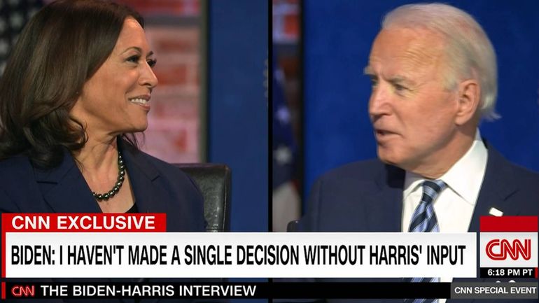 Joe Biden et Kamala Harris ont donné leur première interview télévisée depuis les élections