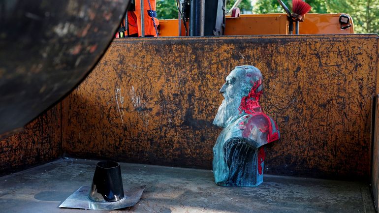 Belgian Youth Against Racism demande que cesse le vandalisme des statues de Léopold II