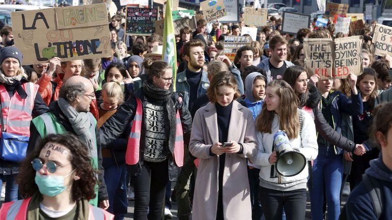Les jeunes de Youth For Climate de retour dans les rues vendredi à Bruxelles