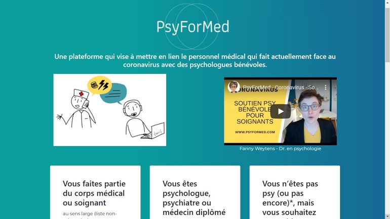 Coronavirus: des psychologues en ligne pour aider le personnel soignant