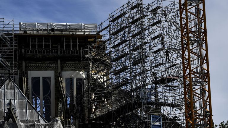 Notre-Dame de Paris: début ce lundi de la délicate opération de démontage de l'échafaudage