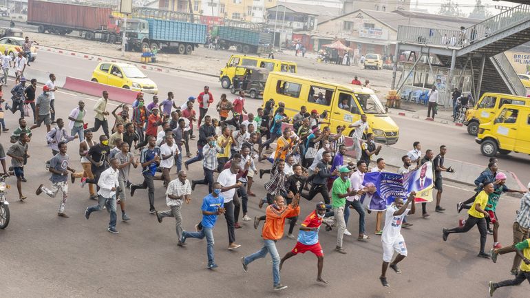 RDC : des milliers de manifestants bravent à nouveau l'interdiction de manifester à Kinshasa