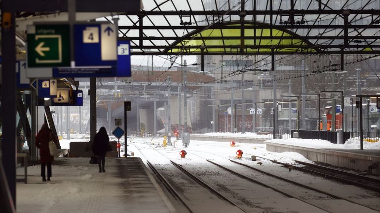 Chutes de neige : aucun TGV, ni train Benelux vers les Pays-Bas