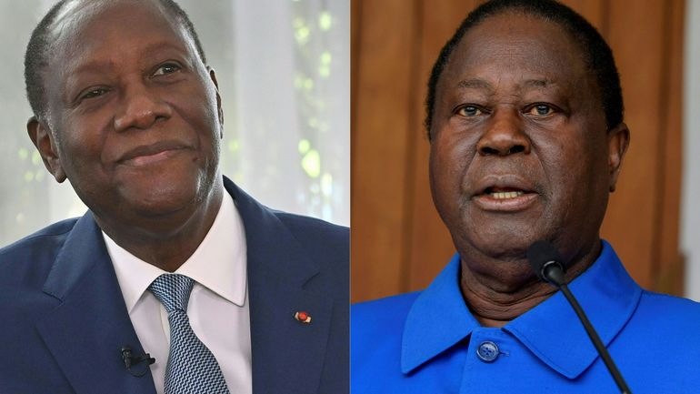 Présidentielle en Côte d'Ivoire : rencontre au sommet entre les rivaux Ouattara-Bédié pour sortir de la crise