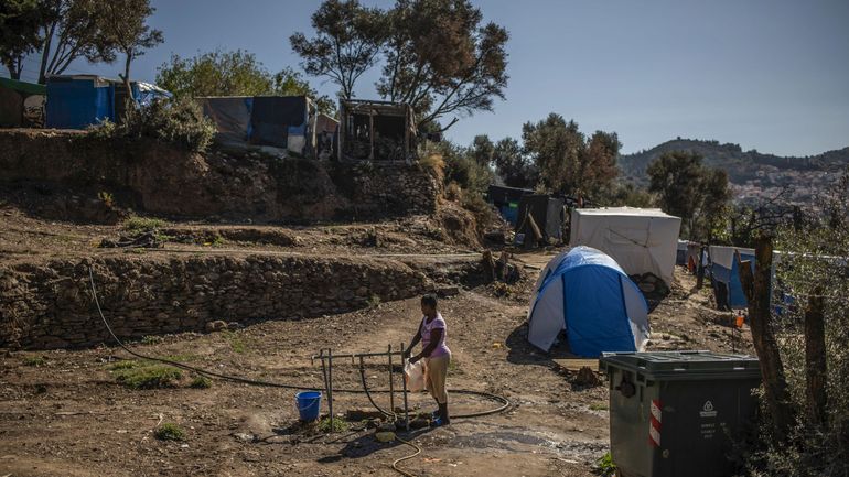Grèce : un incendie se déclare dans le camp de migrants de Samos, sans faire de victime