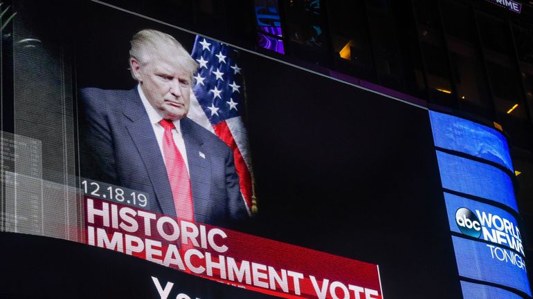 Procédure de destitution: Donald Trump mis en accusation lors d'un vote historique au Congrès