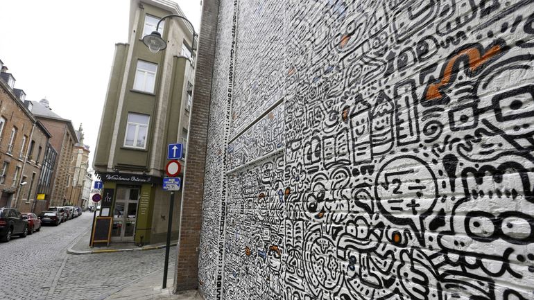 Un parcours de street art dans les rues de Bruxelles