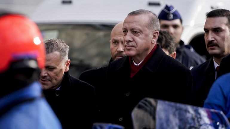 Recep Tayyip Erdogan, le président turc, compare les autorités grecques repoussant les migrants aux nazis