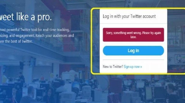 Problèmes chez Twitter: Tweetdeck rétabli après une panne mondiale