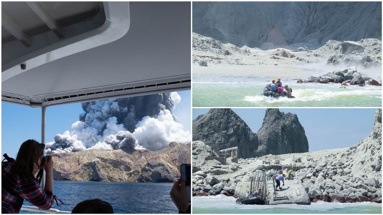 Eruption d'un volcan en Nouvelle-Zélande: au moins cinq morts, des disparus