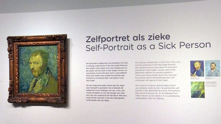 Un autoportrait de Vincent Van Gogh 