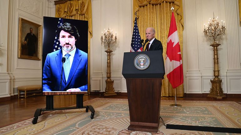 Biden et Trudeau vantent 