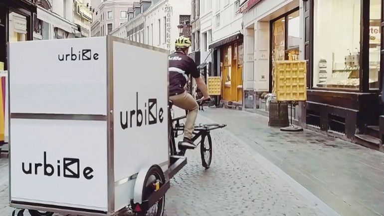 La livraison à vélo a le vent en poupe à Bruxelles: Urbike vise d'autres villes