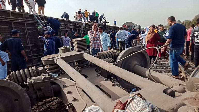 Égypte : près de 100 blessés dans un nouvel accident de train