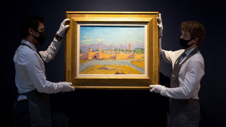Une toile de Churchill adjugée plus de 8 millions d'euros à Londres