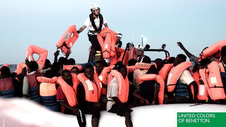 SOS Méditerranée dénonce la campagne Benetton montrant des migrants sauvés par l'Aquarius