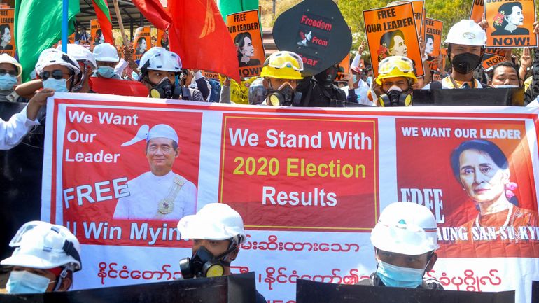 Coup d'Etat militaire en Birmanie: des manifestations de nouveau violemment dispersées