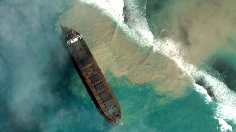 Marée noire à l'île Maurice : Depuis l'île voisine de la Réunion, la France déploie des équipes et du matériel