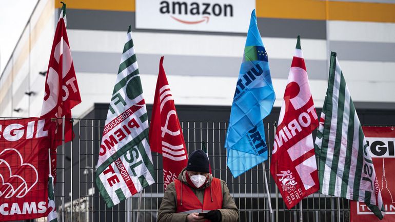 Italie : les salariés d'Amazon en grève pour de meilleures conditions de travail