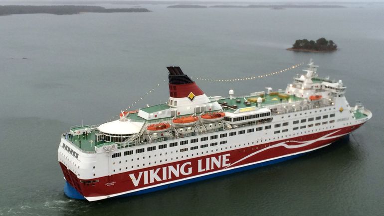 Un ferry finlandais s'est échoué en mer Baltique