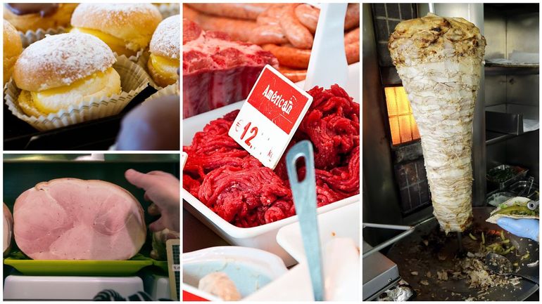 Sulfite dans les viandes, denrées périmées, hygiène : ce qui pose encore problème dans les snacks, boucheries, pâtisseries à Bruxelles