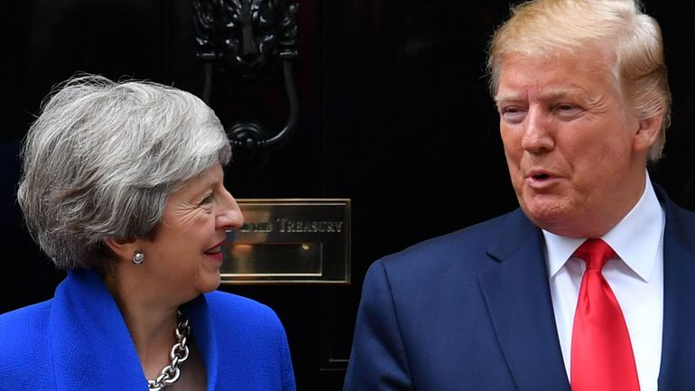 Trump promet à Theresa May un accord commercial post-Brexit