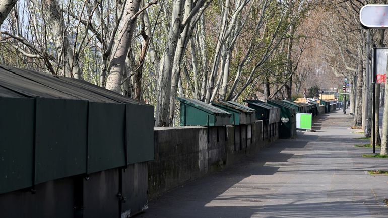 Confinement en France : fermés, les bouquinistes de la Seine lancent leur site internet