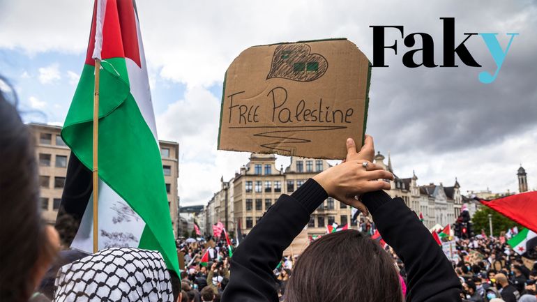 Y a-t-il eu des chants antisémites lors de la manifestation en soutien aux Palestiniens à Bruxelles ce samedi ?